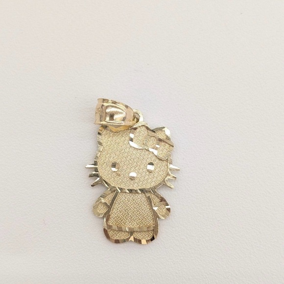 10kt Real Gold Hello Kitty Pendant - Picture 3 of 11